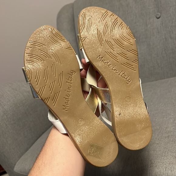 Lara Collection made in Italy women's strappy sandals size 38 - Picture 5 of 6